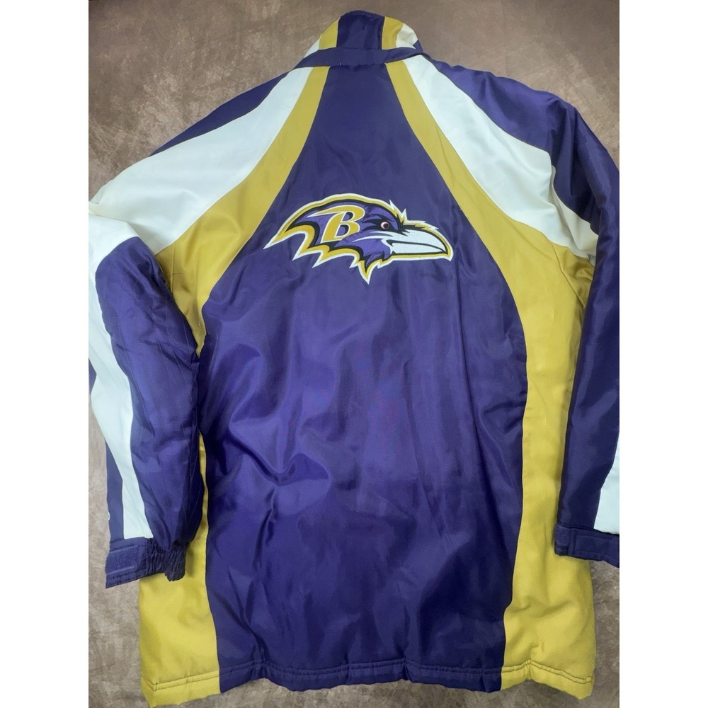 NFL Baltimore Ravens Thick Large Insulated Jacket Heavy G-III Apparel - Picture 4 of 11